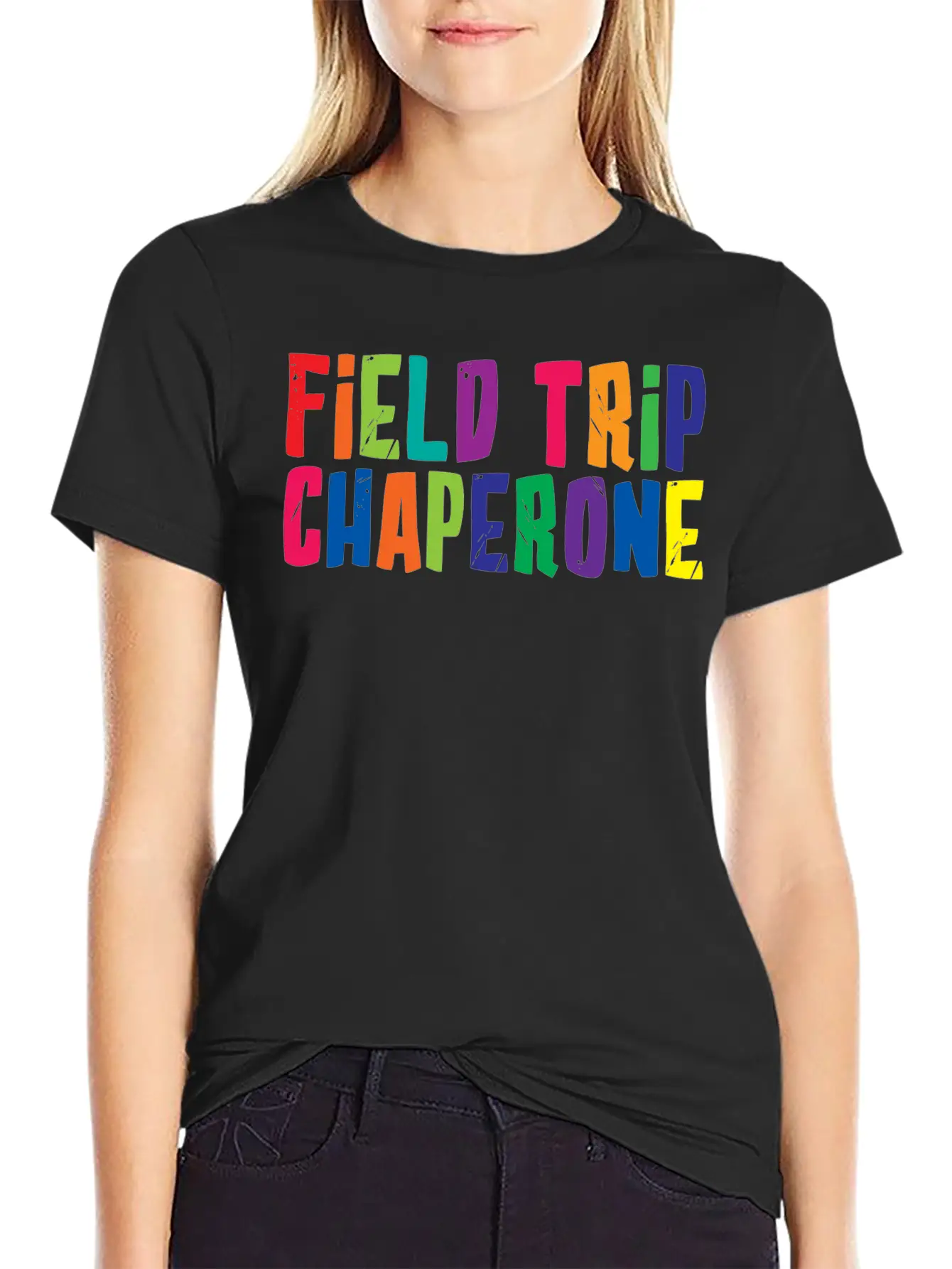 Field Trip Chaperone 2 Unisex Short Sleeve Soft Cotton T-Shirt – Casual Everyday Wear