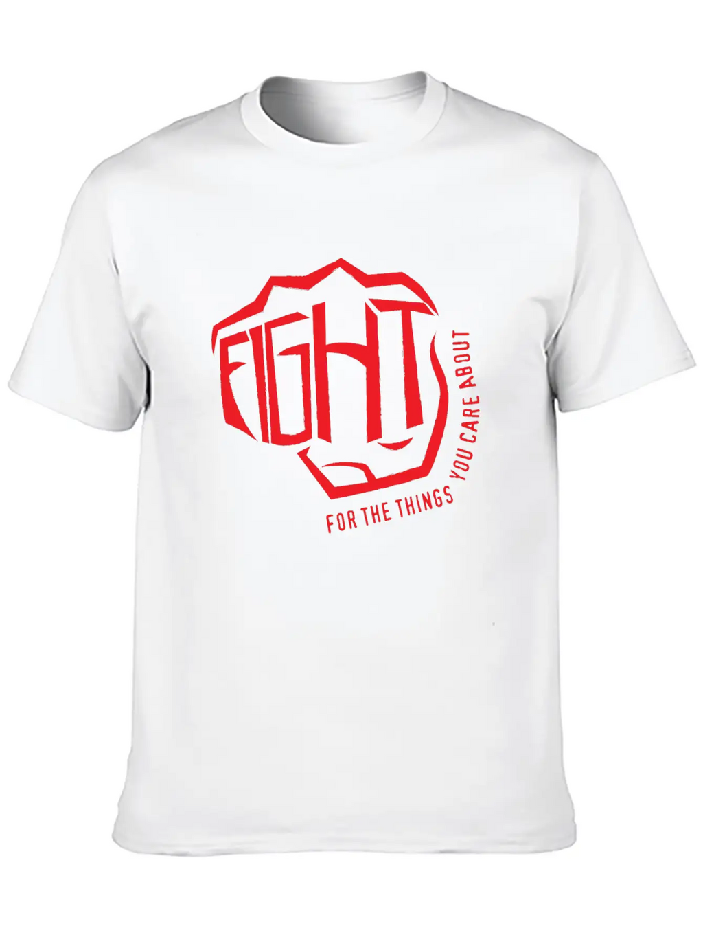 Fight Breathable Soft Cotton T-Shirt – Timeless Casual Look