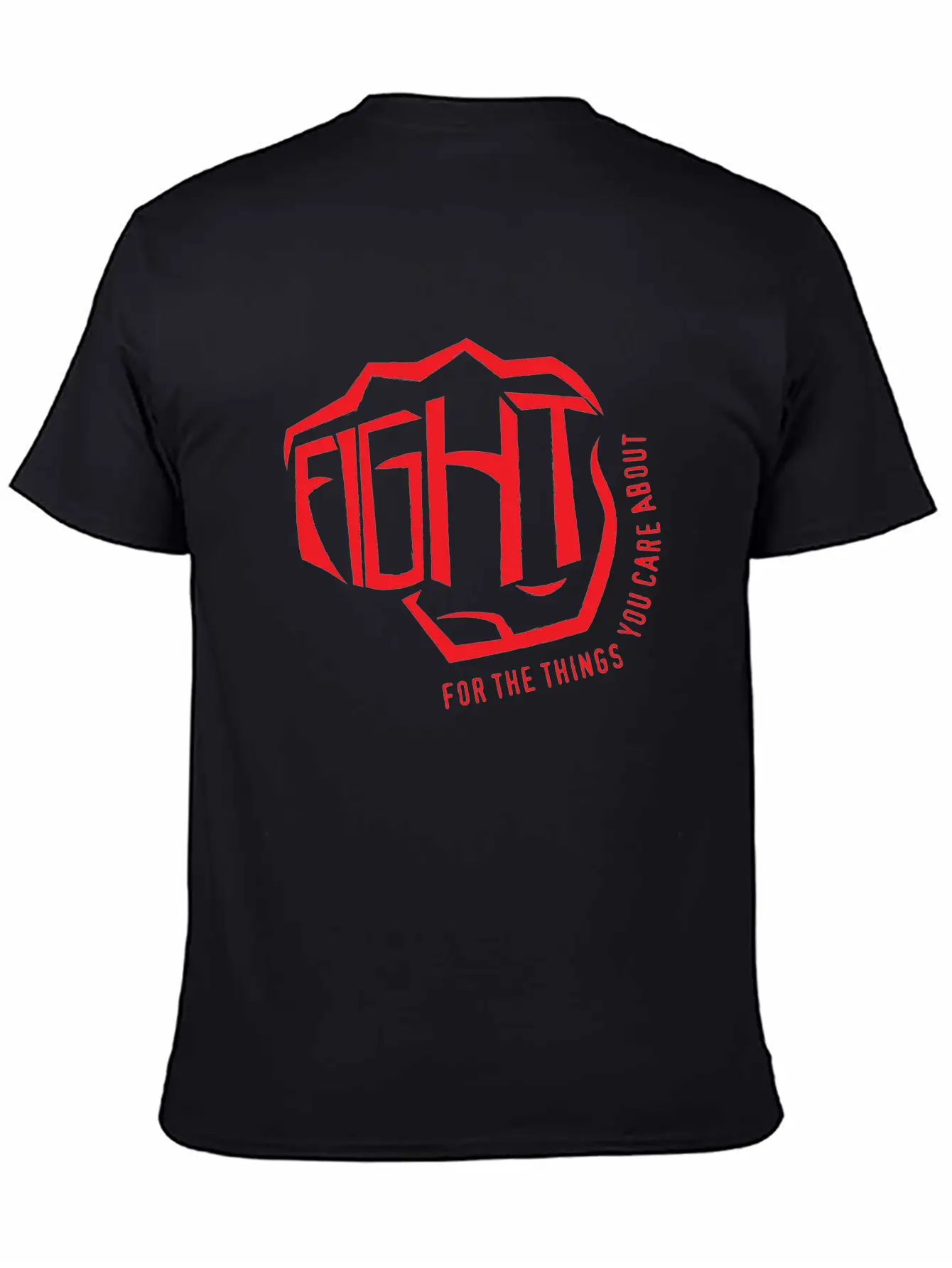 Fight Breathable Soft Cotton T-Shirt – Timeless Casual Look