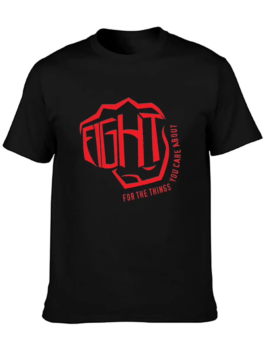 Fight Breathable Soft Cotton T-Shirt – Timeless Casual Look