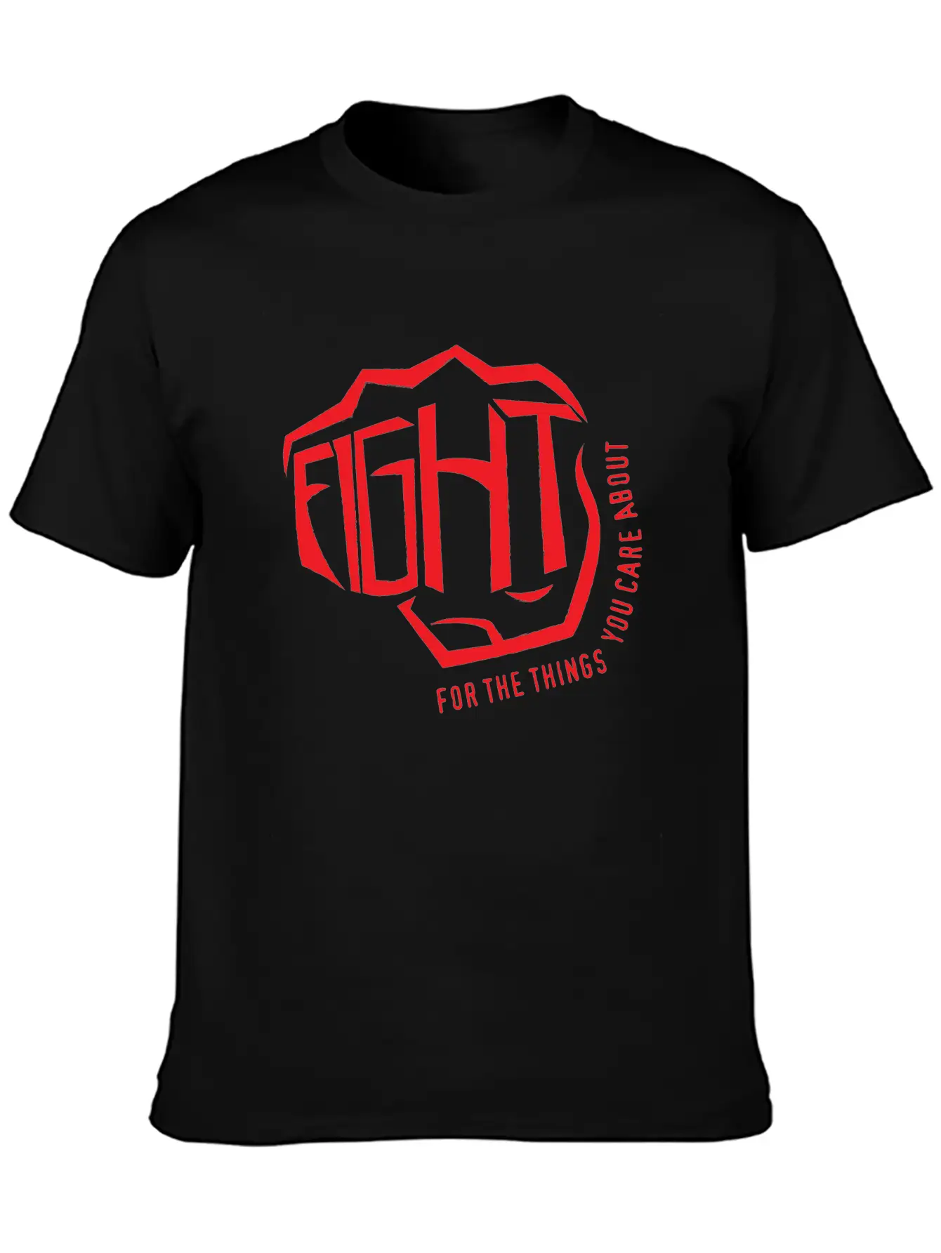 Fight Breathable Soft Cotton T-Shirt – Timeless Casual Look