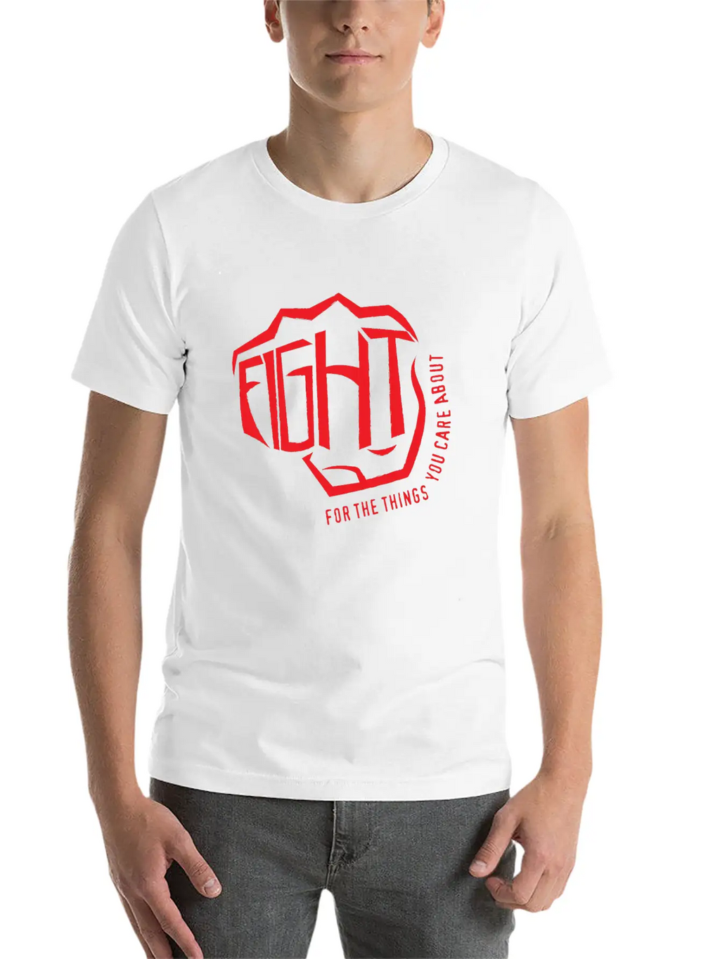 Fight Breathable Soft Cotton T-Shirt – Timeless Casual Look