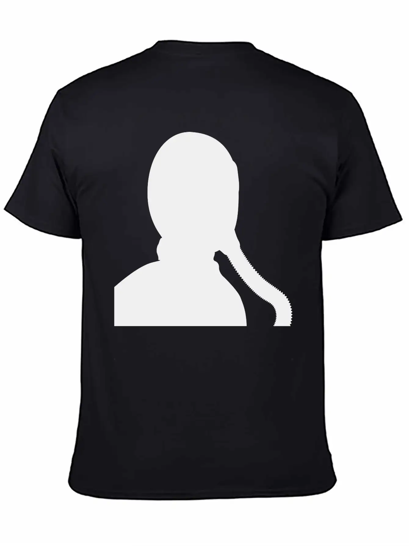 Fighter Jet Pilot / Gas Mask Silhouette Classic Fit Graphic Tee For Daily Comfort – Unisex Cotton Shirt