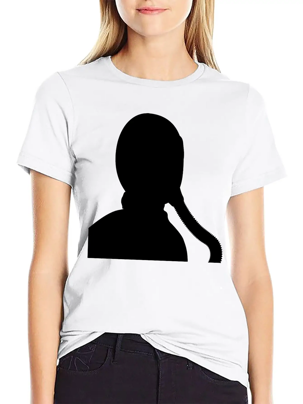 Fighter Jet Pilot / Gas Mask Silhouette Classic Fit Graphic Tee For Daily Comfort – Unisex Cotton Shirt