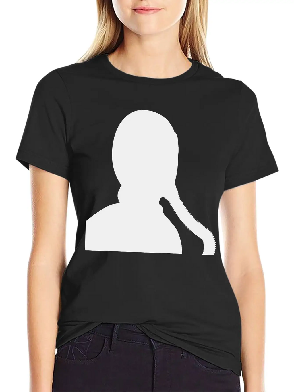Fighter Jet Pilot / Gas Mask Silhouette Classic Fit Graphic Tee For Daily Comfort – Unisex Cotton Shirt
