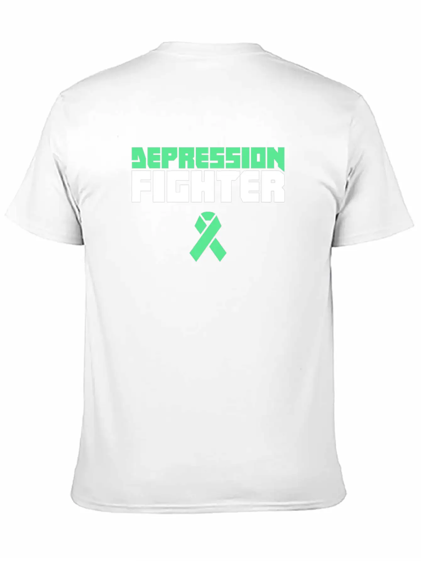 Fighter - Mental Health Depression Awareness Casual Graphic T-Shirt – Simple And Comfortable Daily Wear
