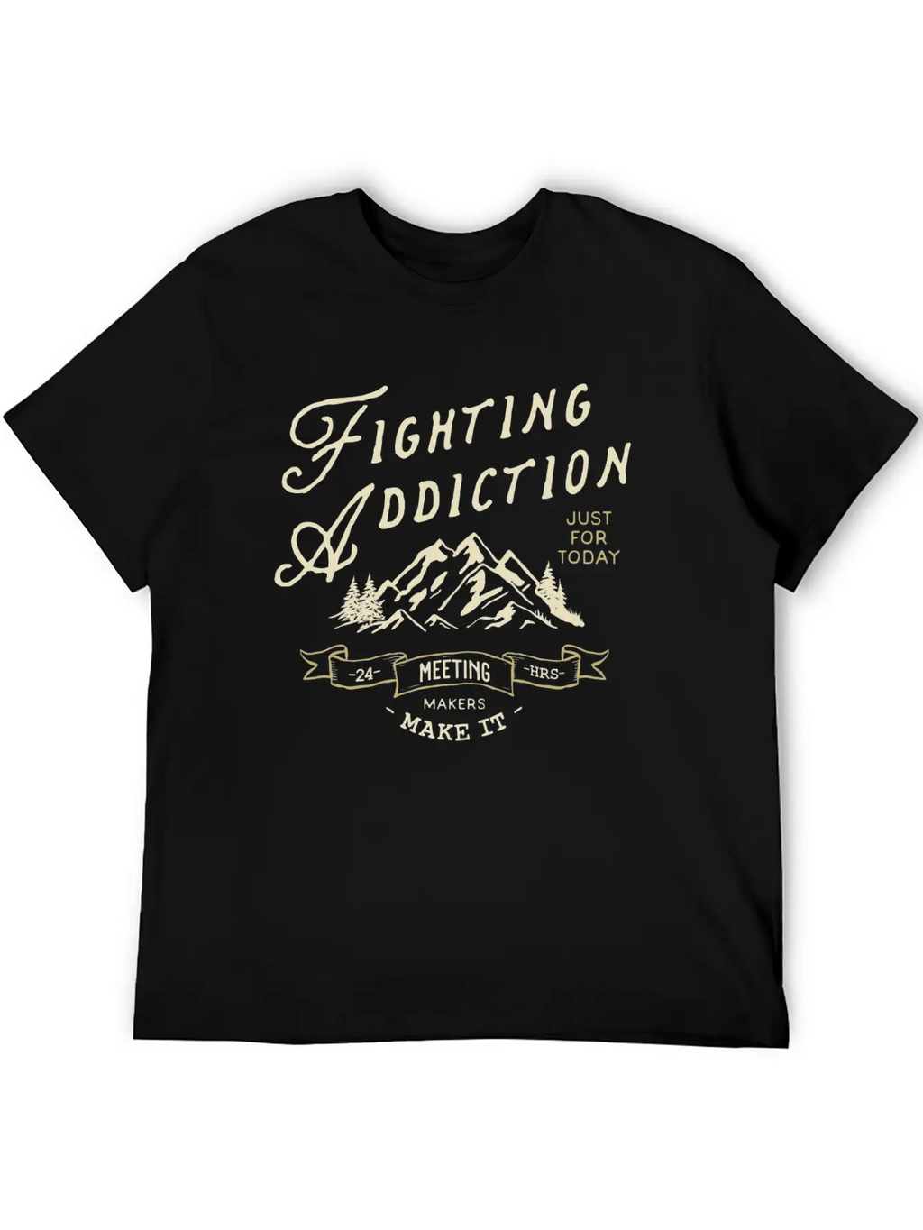 FightingAddiction Essential Cotton Tee For Daily Outfits – Unisex Style