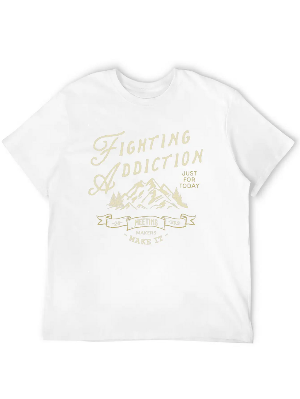 FightingAddiction Essential Cotton Tee For Daily Outfits – Unisex Style