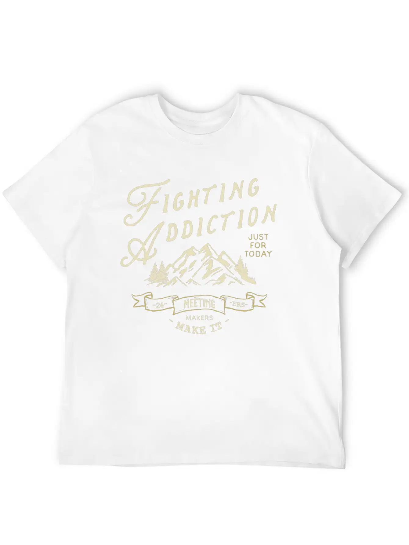 FightingAddiction Essential Cotton Tee For Daily Outfits – Unisex Style