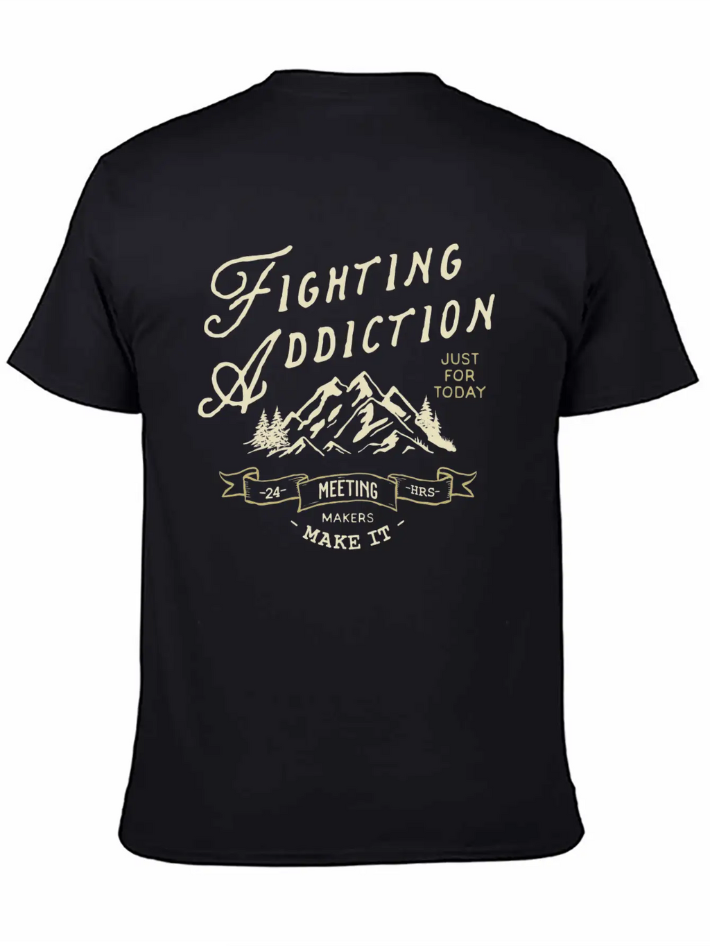 FightingAddiction Essential Cotton Tee For Daily Outfits – Unisex Style
