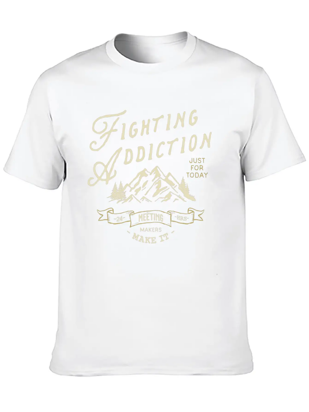 FightingAddiction Essential Cotton Tee For Daily Outfits – Unisex Style