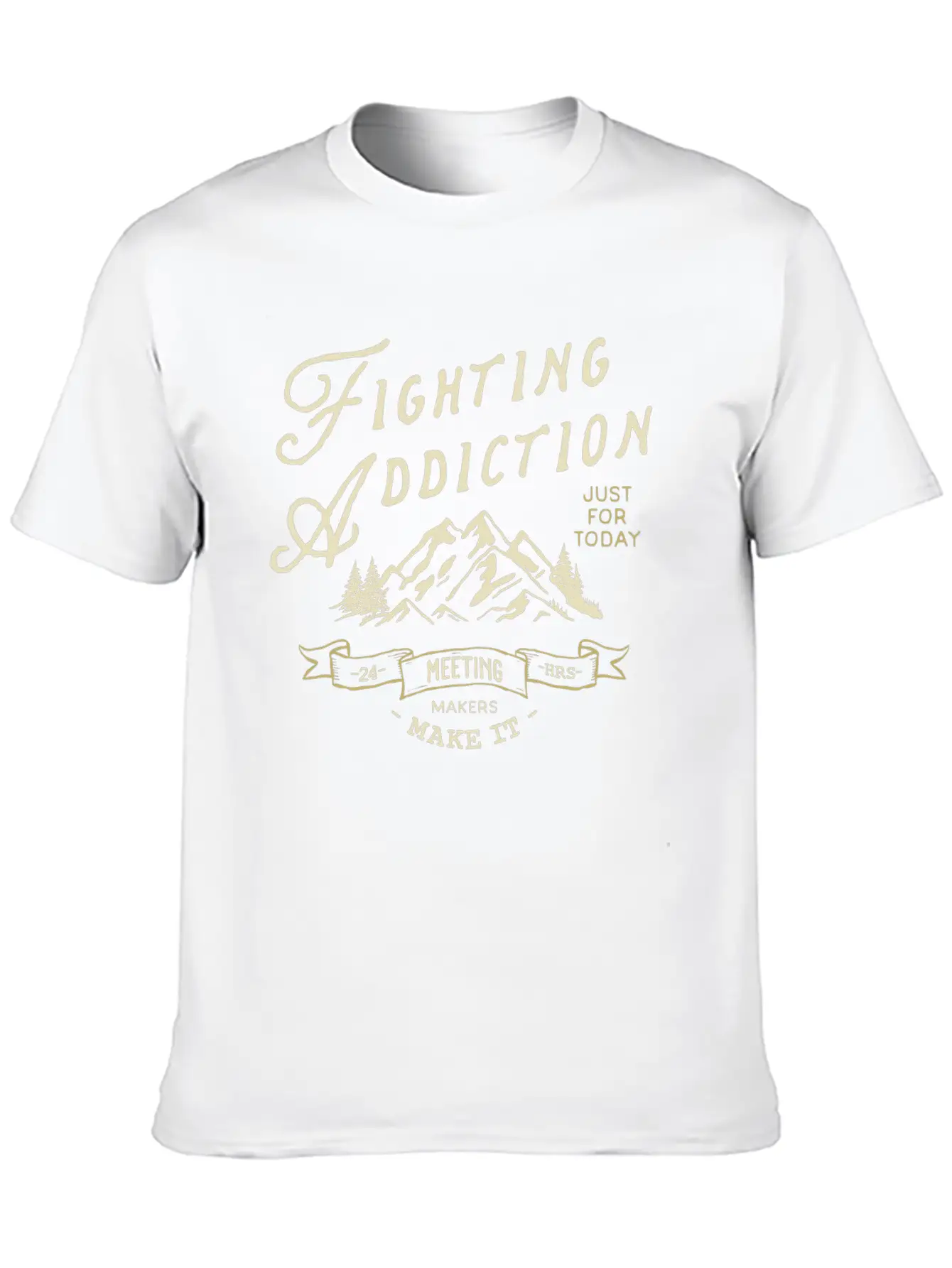 FightingAddiction Essential Cotton Tee For Daily Outfits – Unisex Style