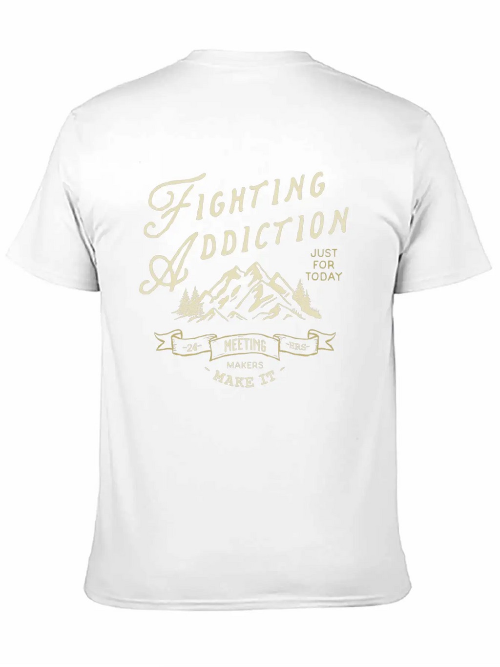 FightingAddiction Essential Cotton Tee For Daily Outfits – Unisex Style