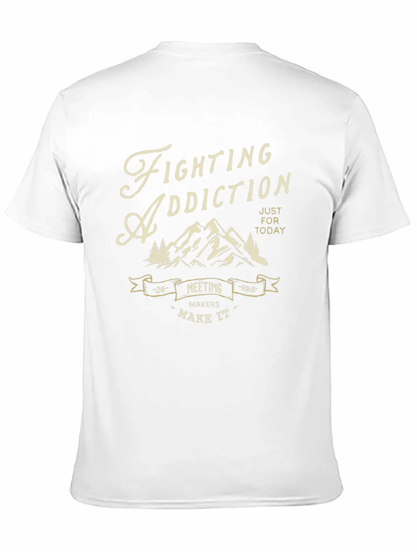 FightingAddiction Essential Cotton Tee For Daily Outfits – Unisex Style