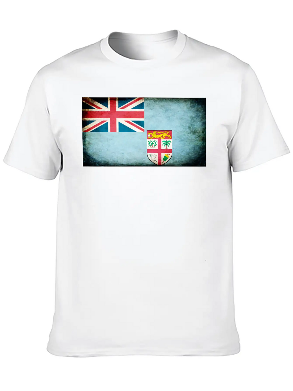 Fiji Flag Stylish Everyday T-Shirt – Unisex Basic Cotton Tee