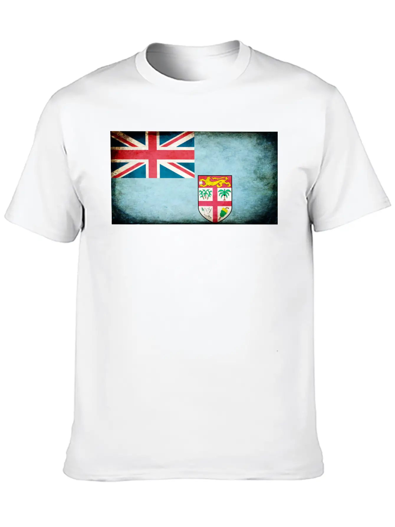 Fiji Flag Stylish Everyday T-Shirt – Unisex Basic Cotton Tee