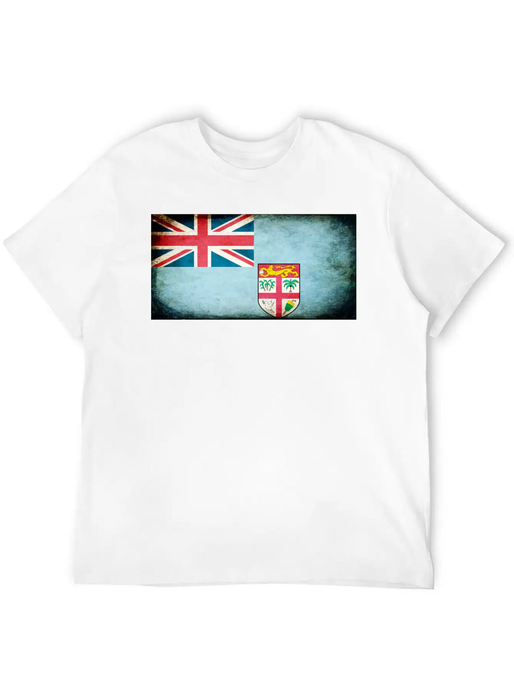 Fiji Flag Stylish Everyday T-Shirt – Unisex Basic Cotton Tee