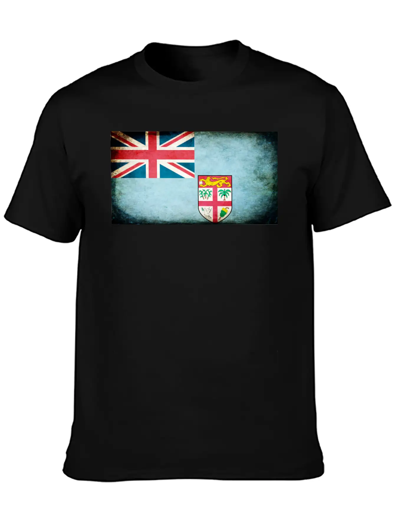 Fiji Flag Stylish Everyday T-Shirt – Unisex Basic Cotton Tee