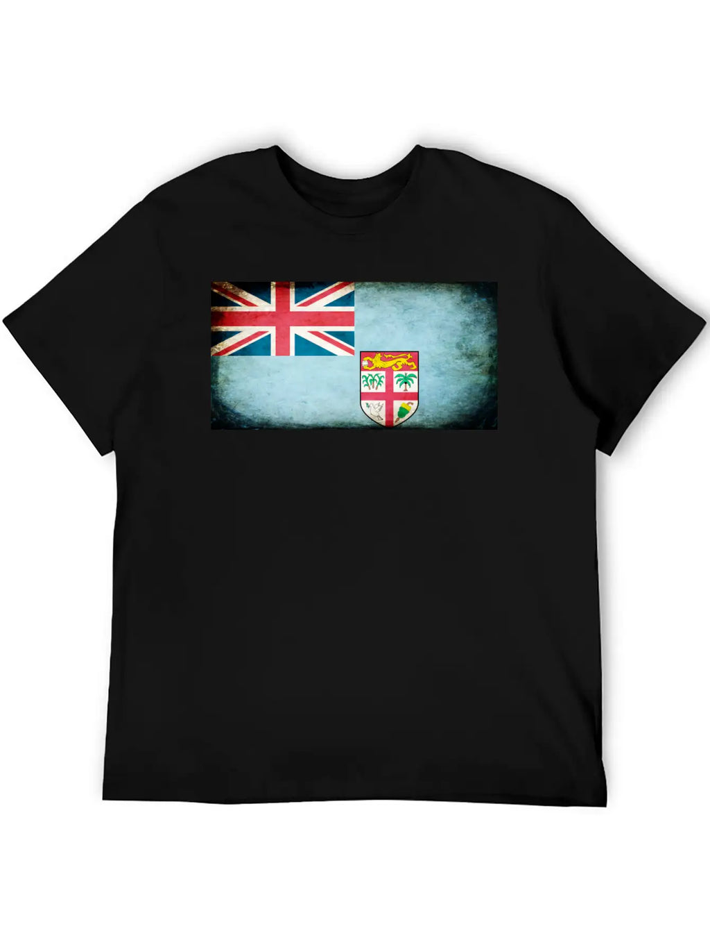 Fiji Flag Stylish Everyday T-Shirt – Unisex Basic Cotton Tee