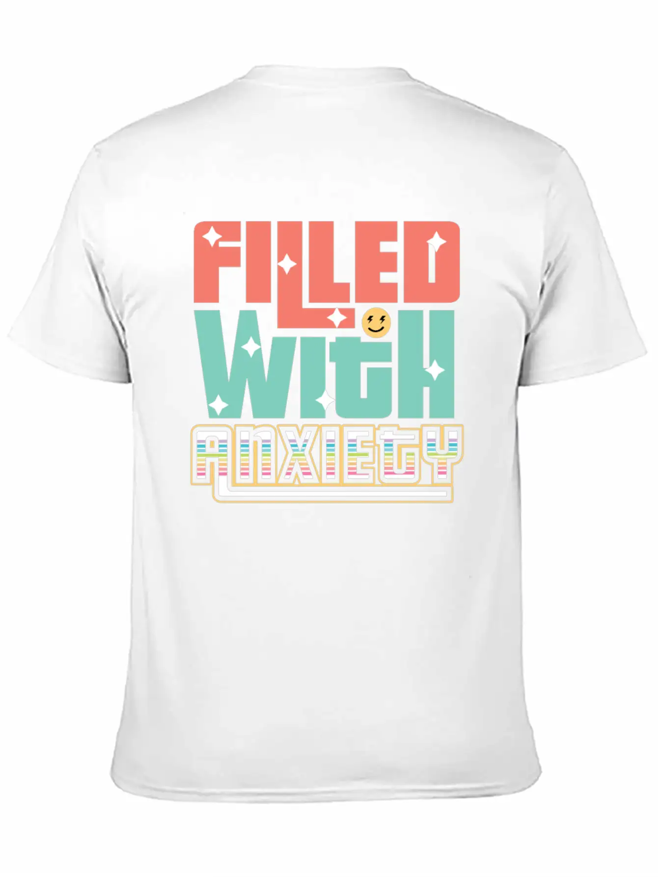 Filled With Anxiety Introvert Gift Unisex Casual T-Shirt – Clean Design For Daily Comfort