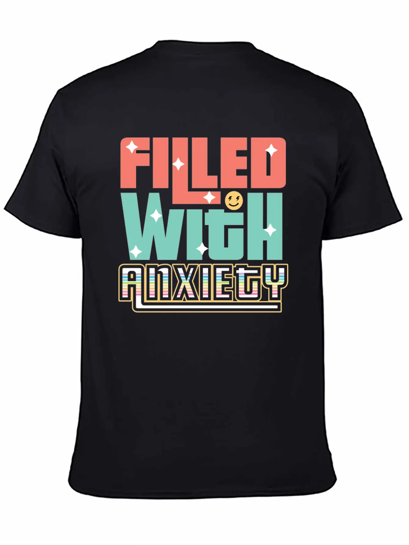 Filled With Anxiety Introvert Gift Unisex Casual T-Shirt – Clean Design For Daily Comfort