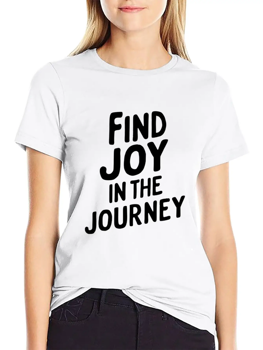 Find Joy In The Journey Inspiration Unisex Casual T-Shirt – Clean Design For Daily Comfort