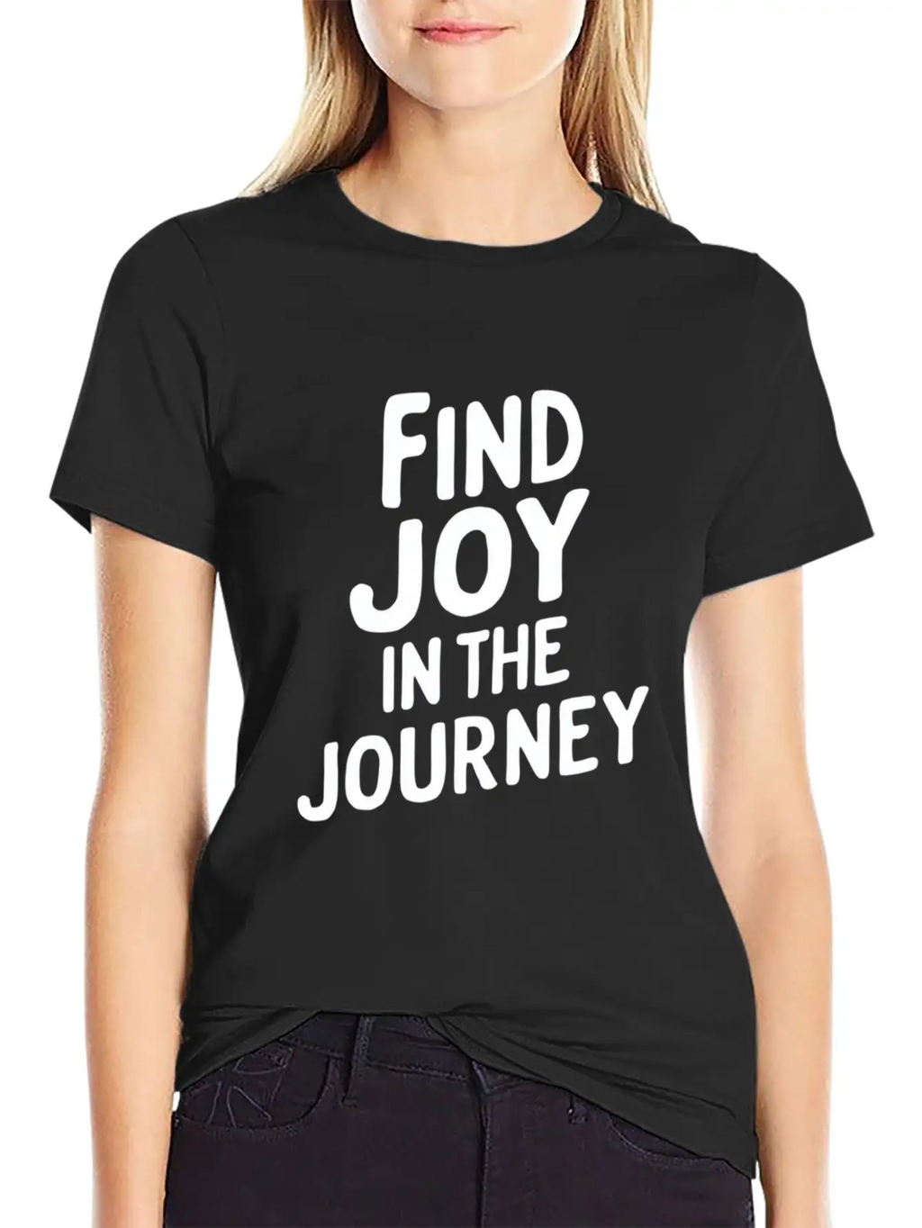 Find Joy In The Journey Inspiration Unisex Casual T-Shirt – Clean Design For Daily Comfort