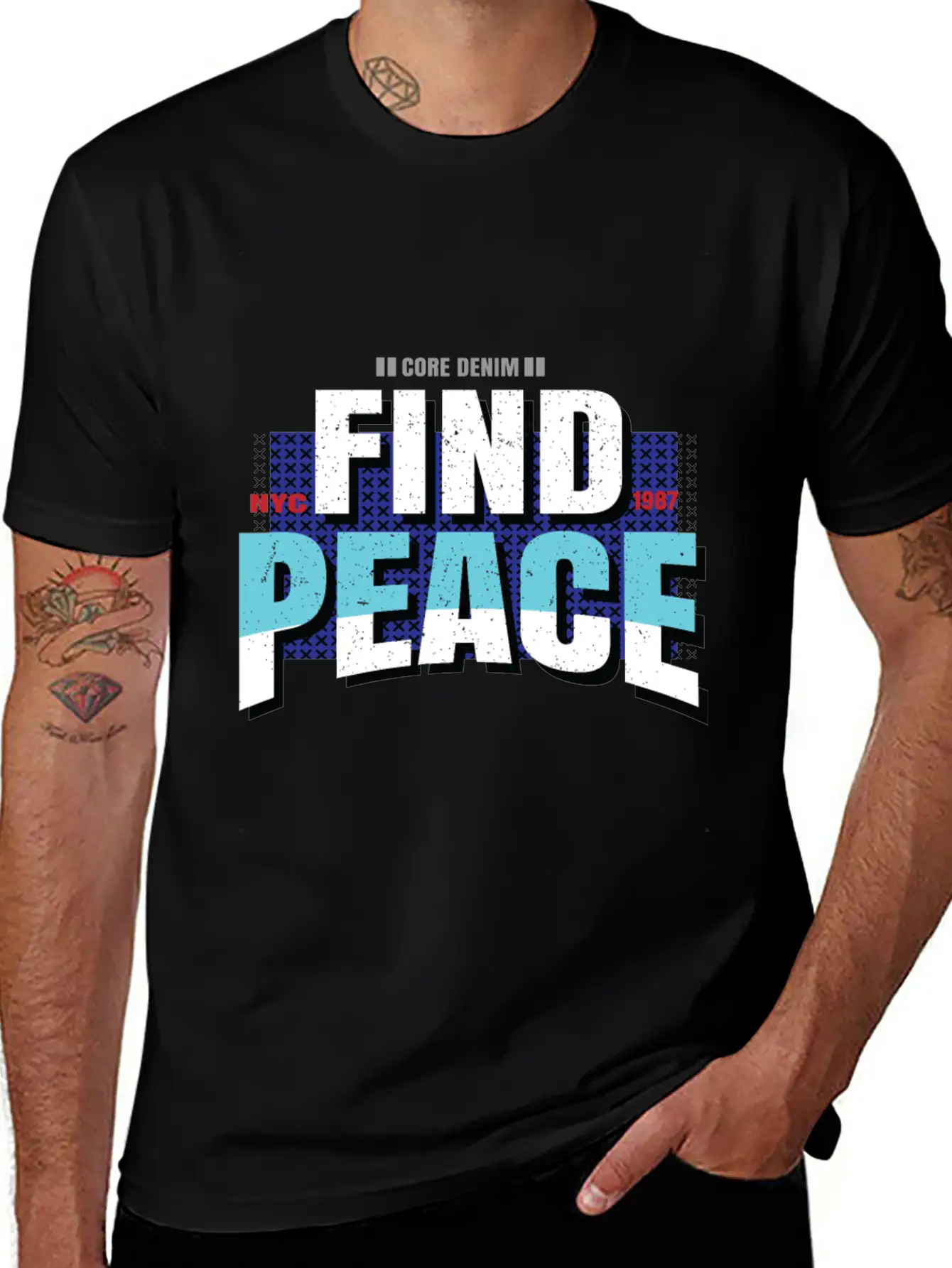 Find Peace Unisex Casual T-Shirt – Clean Design For Daily Comfort