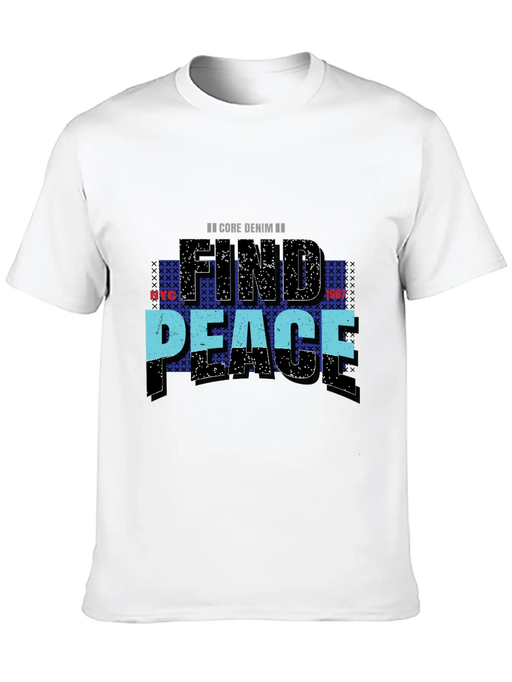 Find Peace Unisex Casual T-Shirt – Clean Design For Daily Comfort