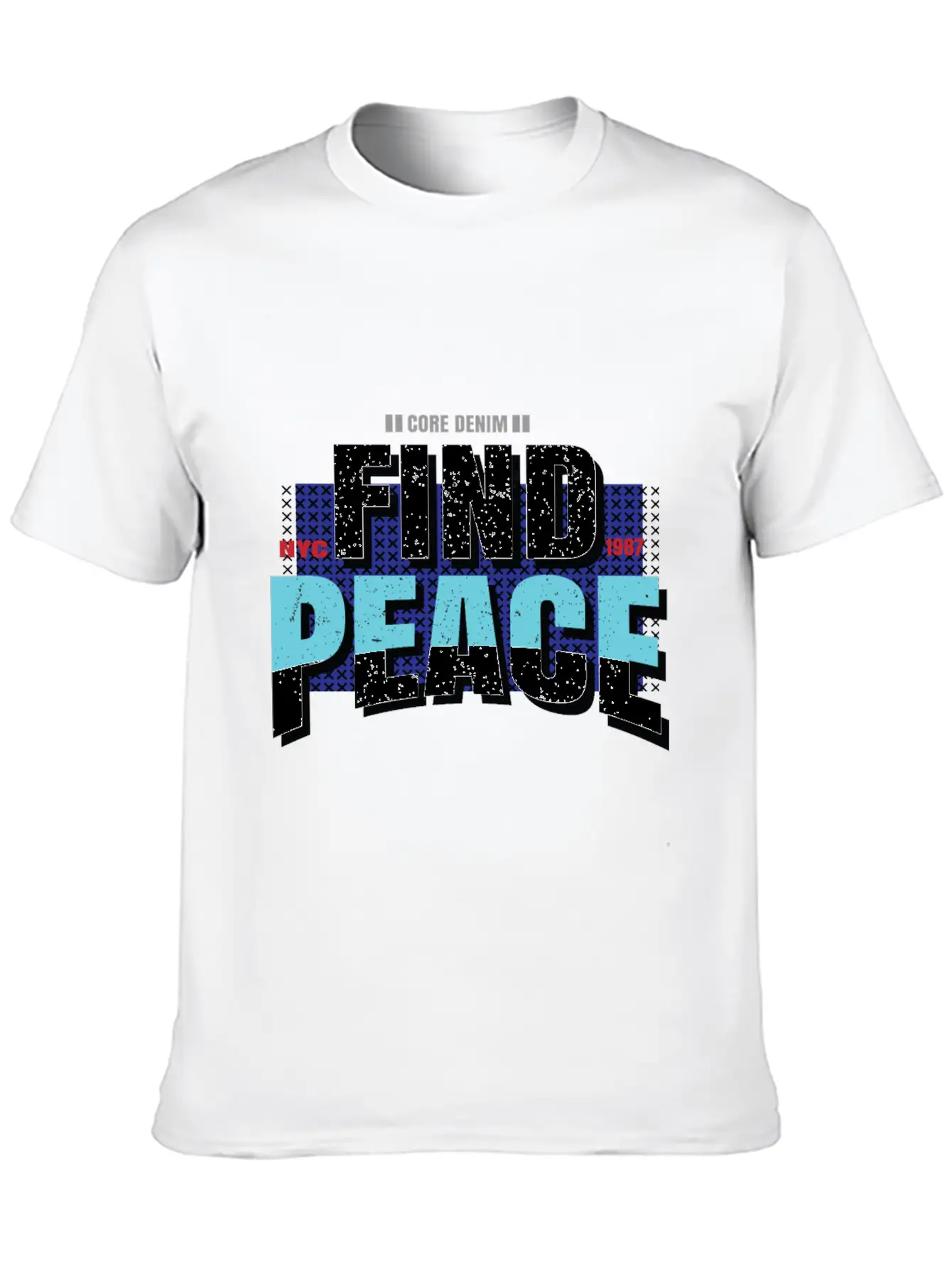 Find Peace Unisex Casual T-Shirt – Clean Design For Daily Comfort