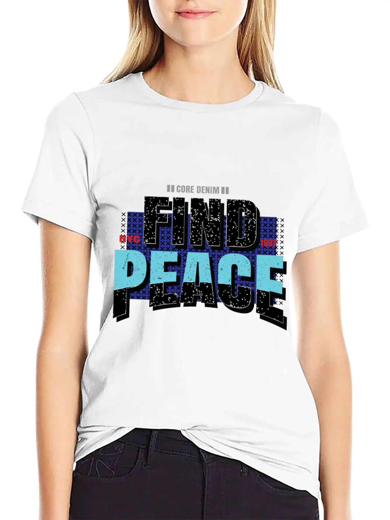 Find Peace Unisex Casual T-Shirt – Clean Design For Daily Comfort