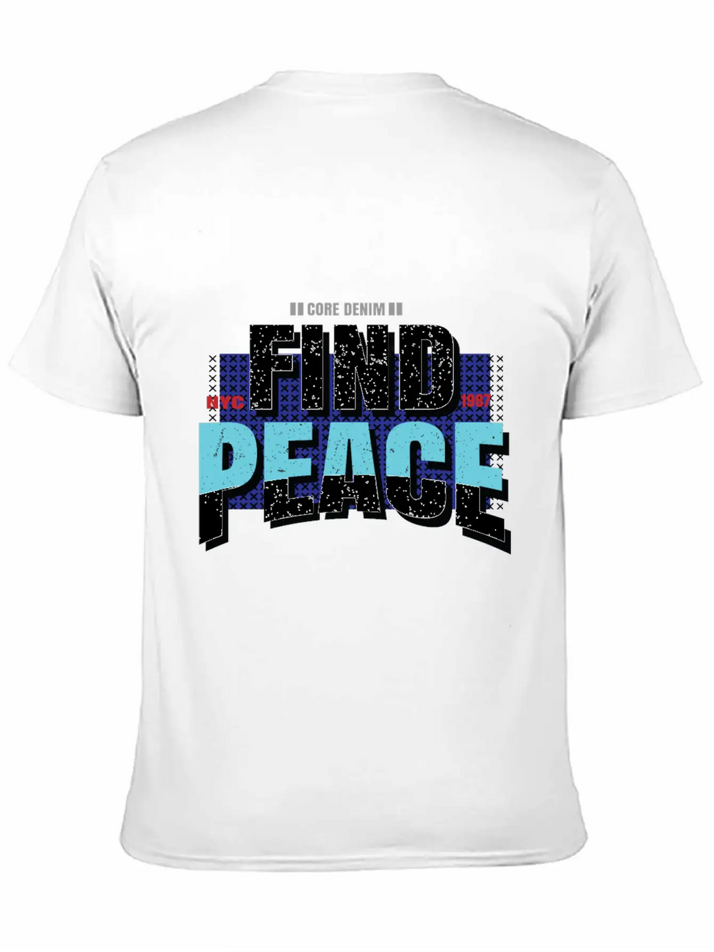 Find Peace Unisex Casual T-Shirt – Clean Design For Daily Comfort