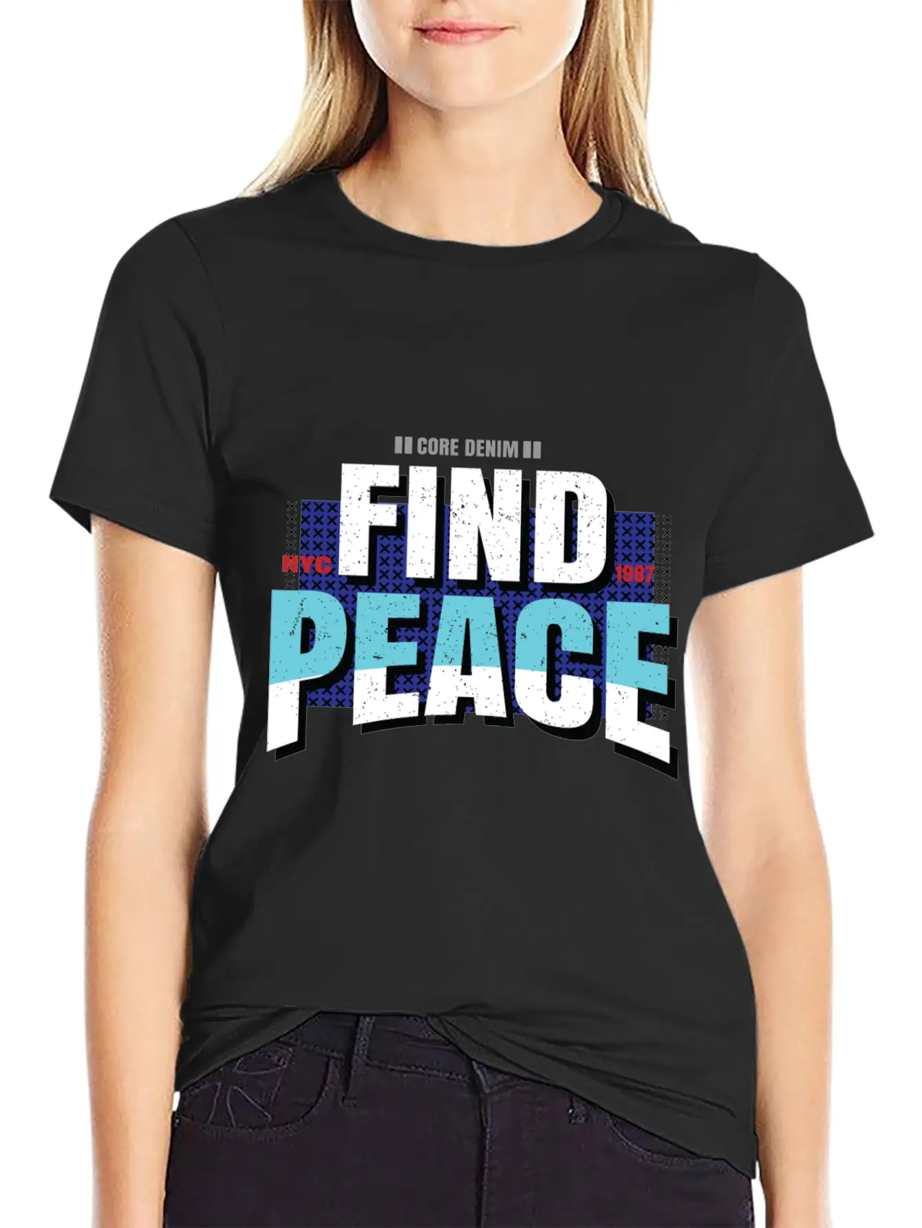 Find Peace Unisex Casual T-Shirt – Clean Design For Daily Comfort