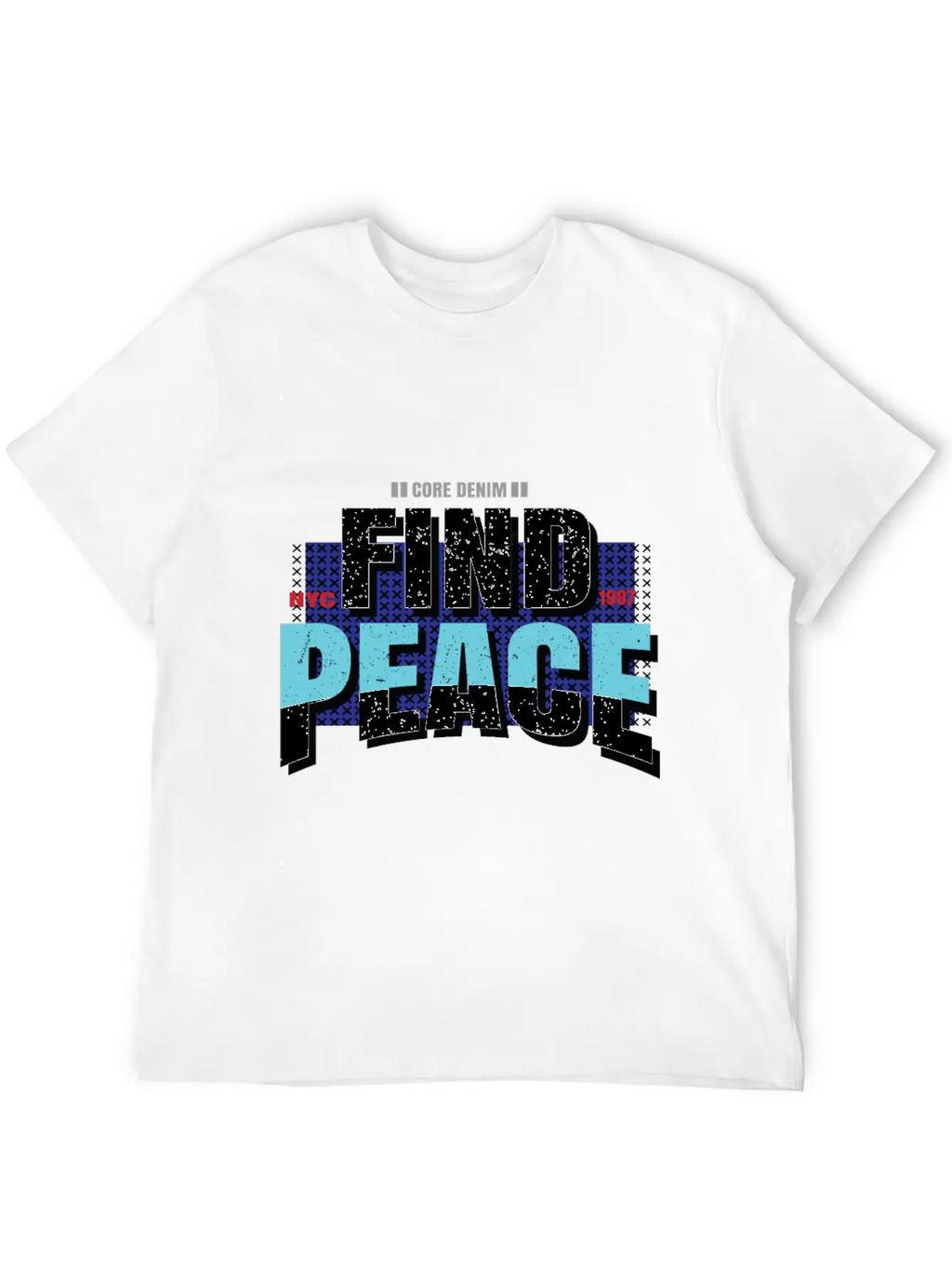 Find Peace Unisex Casual T-Shirt – Clean Design For Daily Comfort