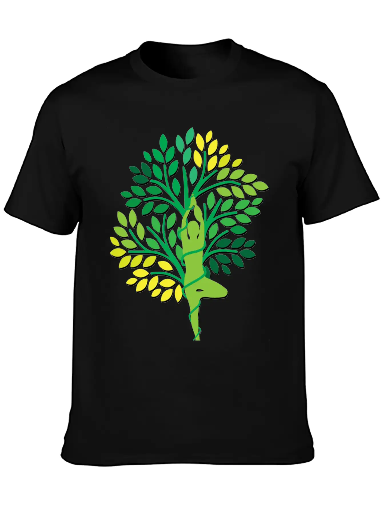 Find Your Balance Yoga Tree Nature Unisex Casual T-Shirt – Clean Design For Daily Comfort