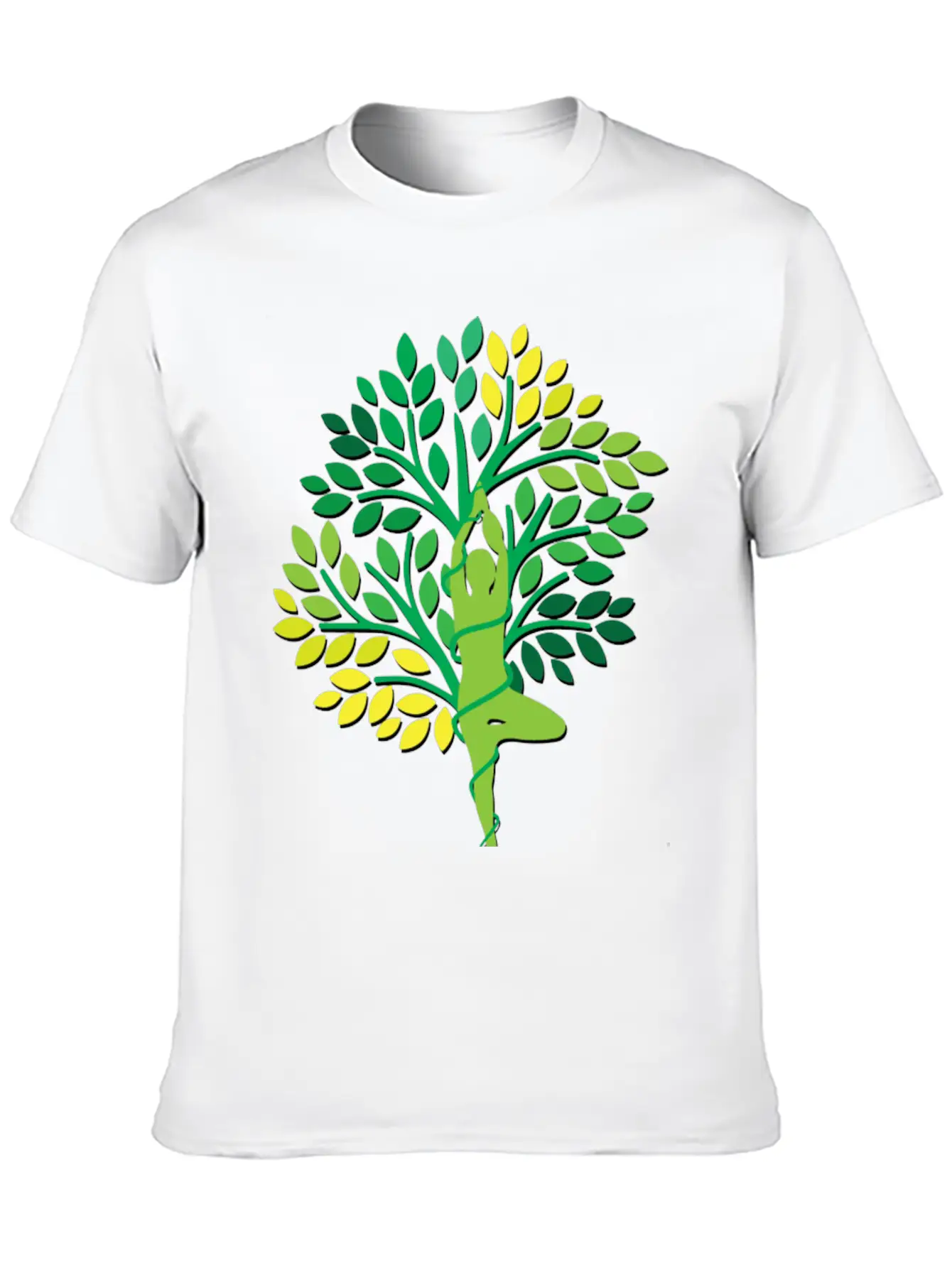 Find Your Balance Yoga Tree Nature Unisex Casual T-Shirt – Clean Design For Daily Comfort