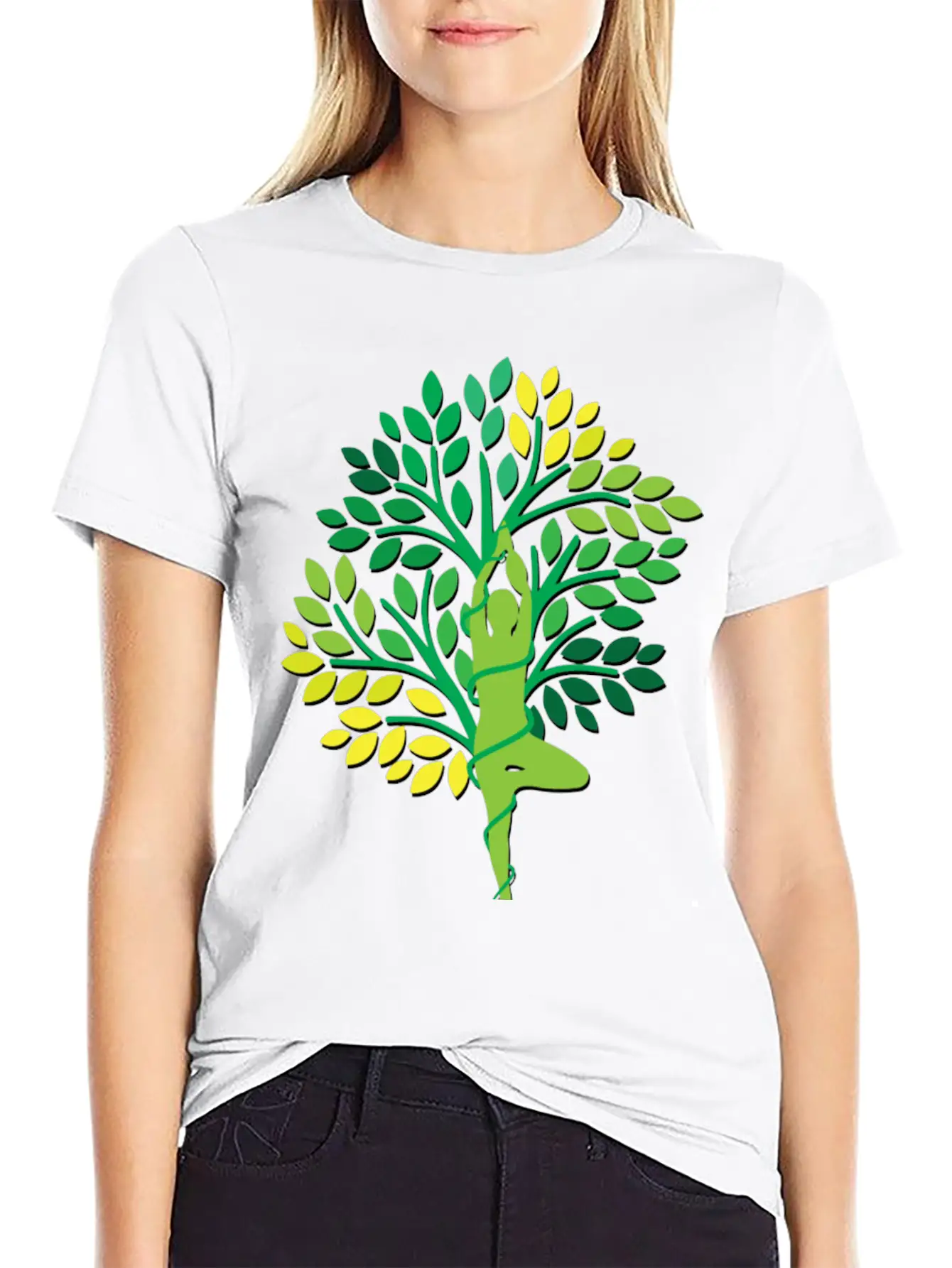 Find Your Balance Yoga Tree Nature Unisex Casual T-Shirt – Clean Design For Daily Comfort