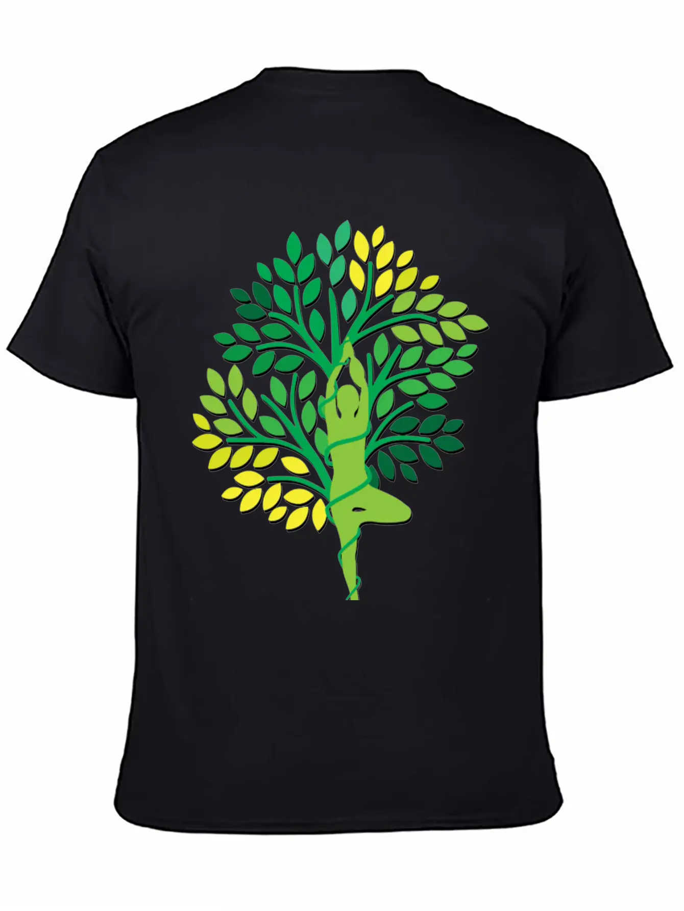 Find Your Balance Yoga Tree Nature Unisex Casual T-Shirt – Clean Design For Daily Comfort