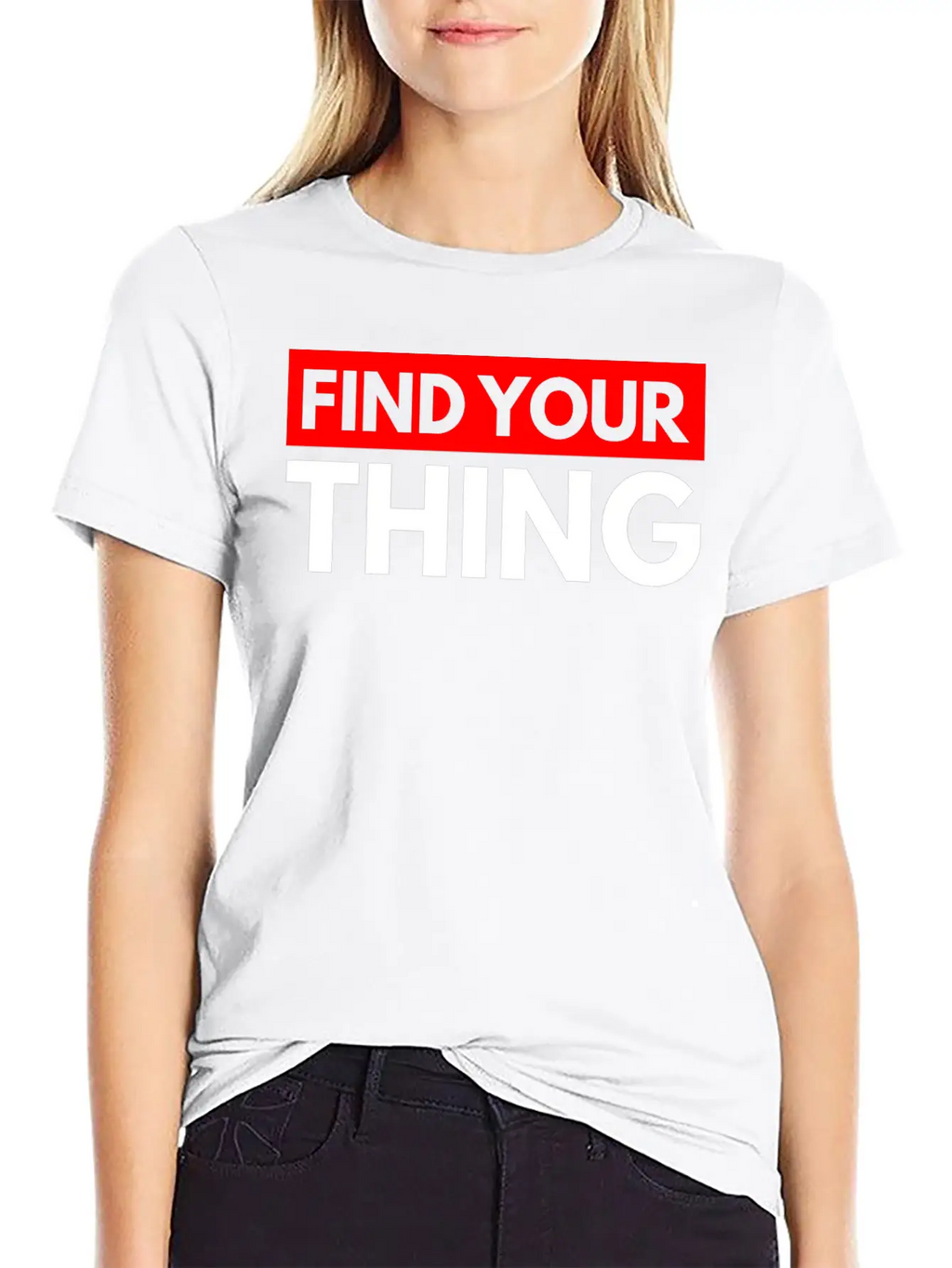 Find Your Thing Classic Fit Graphic Tee For Daily Comfort – Unisex Cotton Shirt