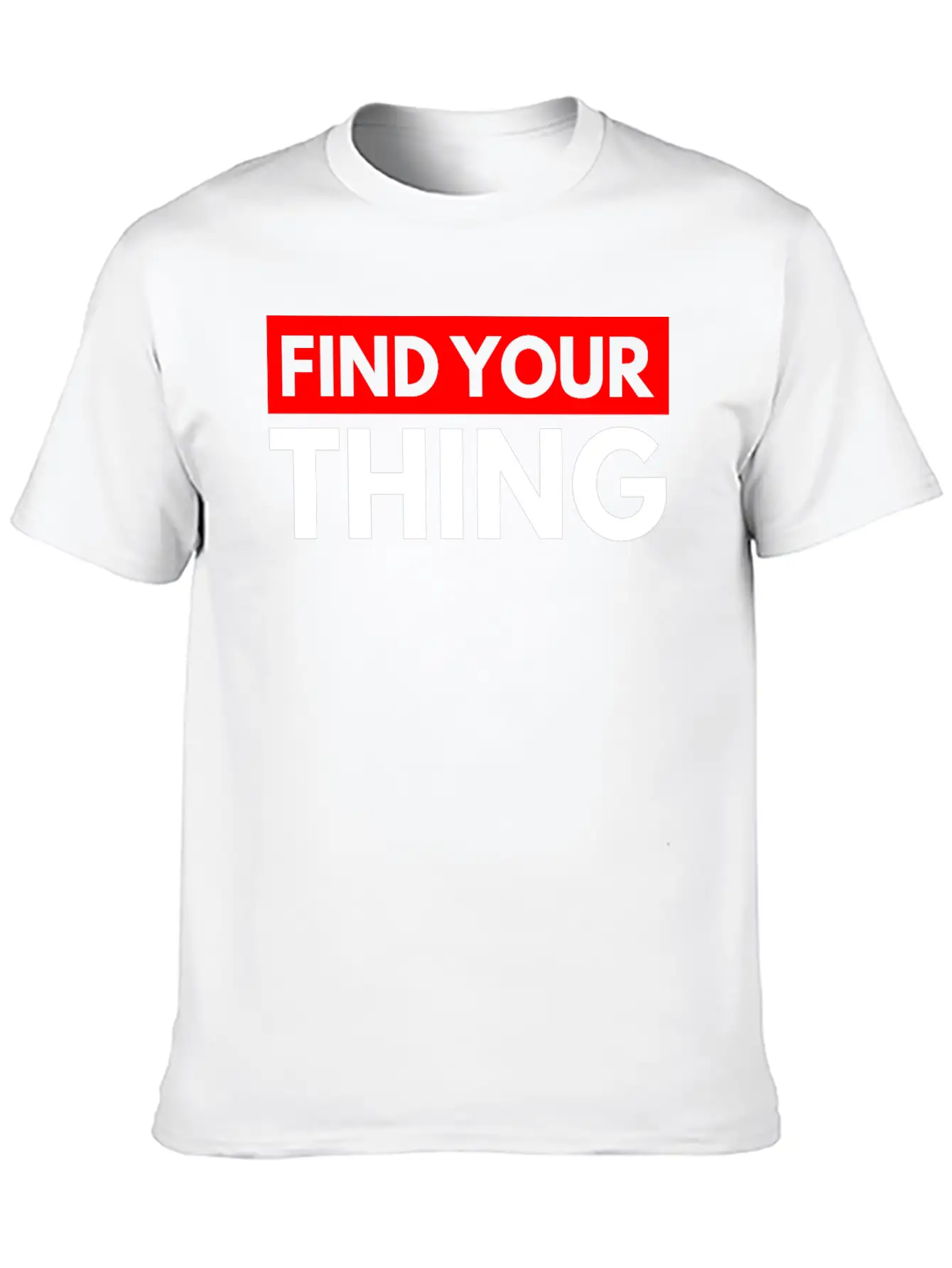 Find Your Thing Classic Fit Graphic Tee For Daily Comfort – Unisex Cotton Shirt