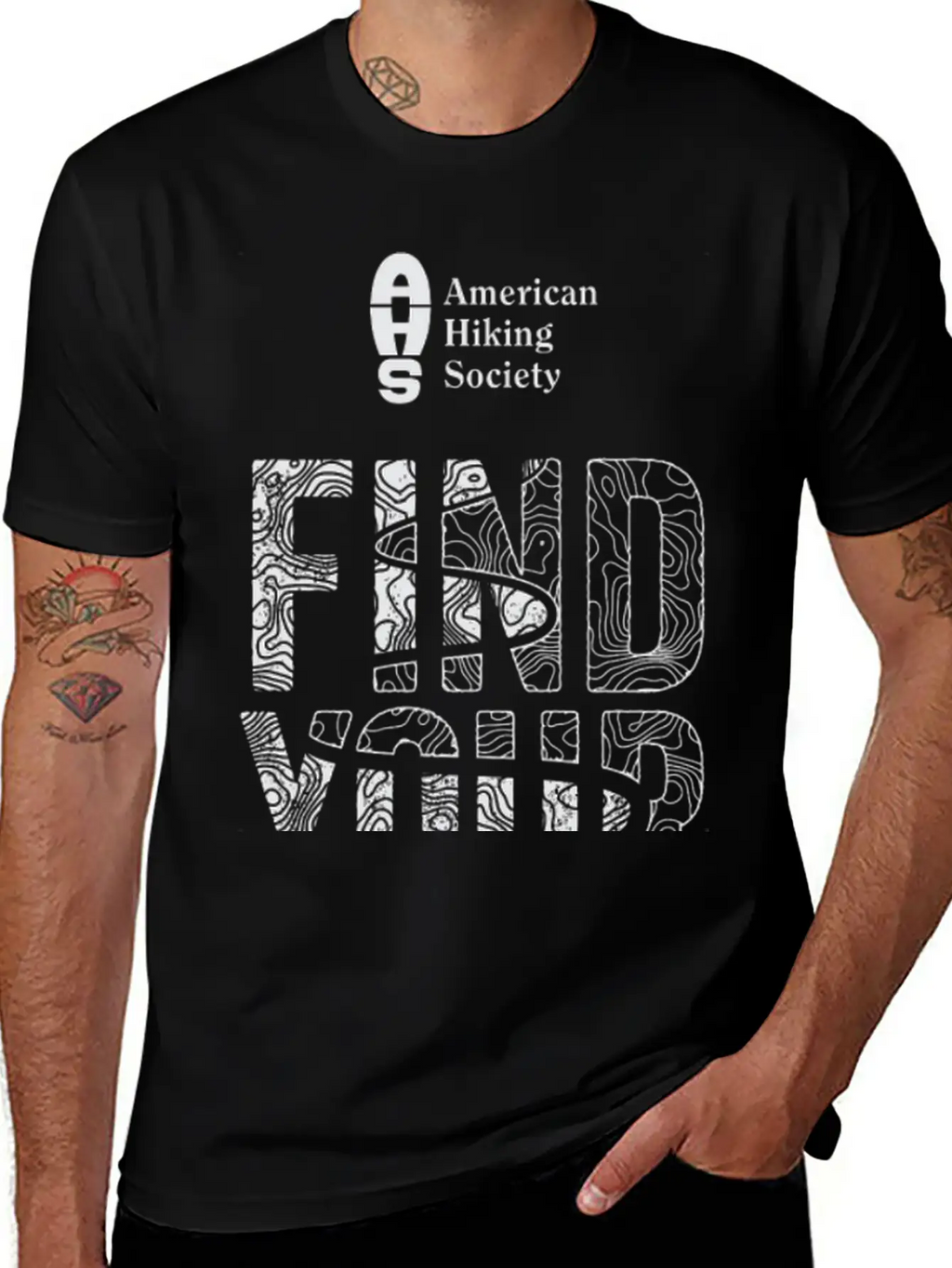 Find Your Trail Topo: National Trails Day Unisex Casual T-Shirt – Clean Design For Daily Comfort