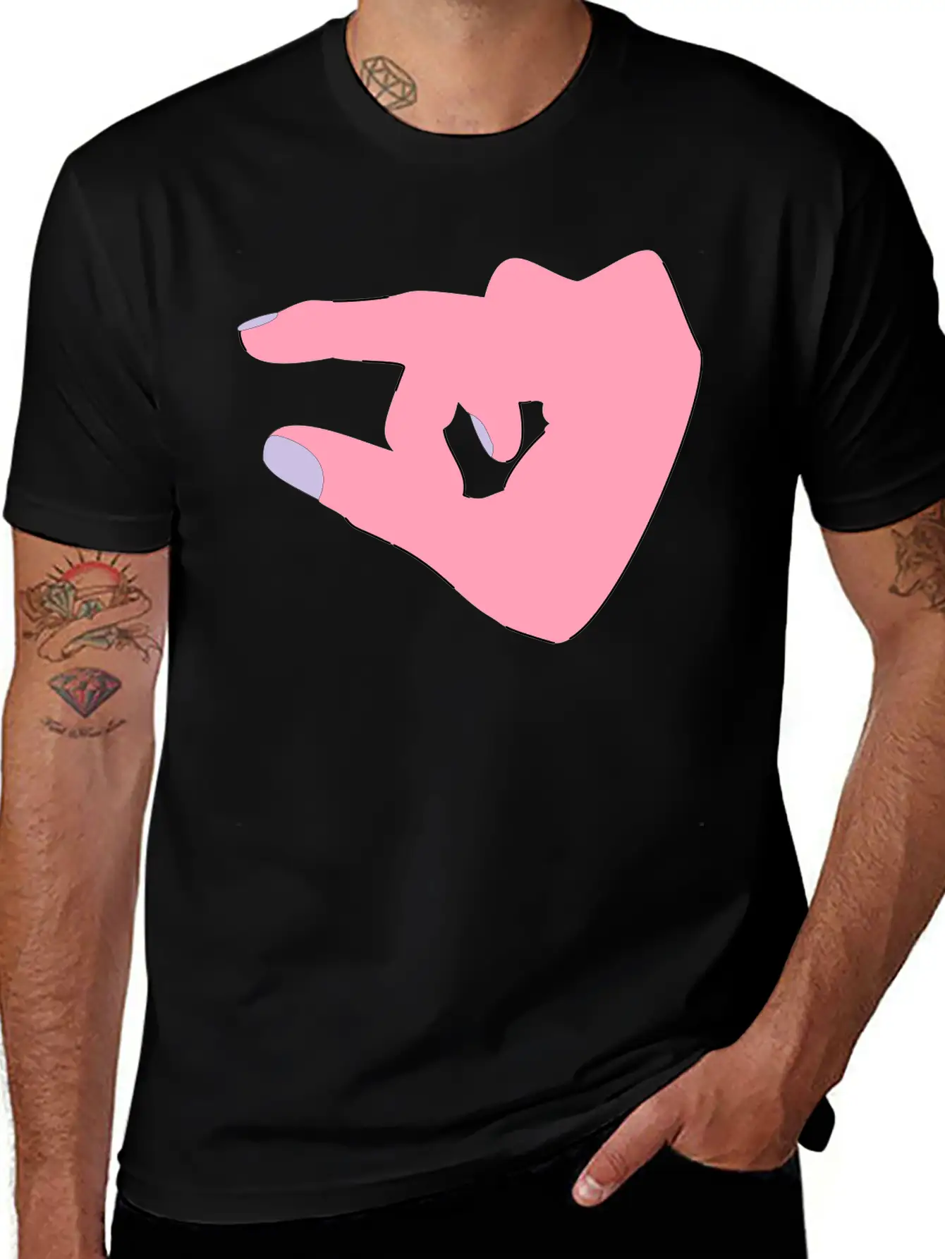 Finger Panning Unisex Casual T-Shirt – Clean Design For Daily Comfort