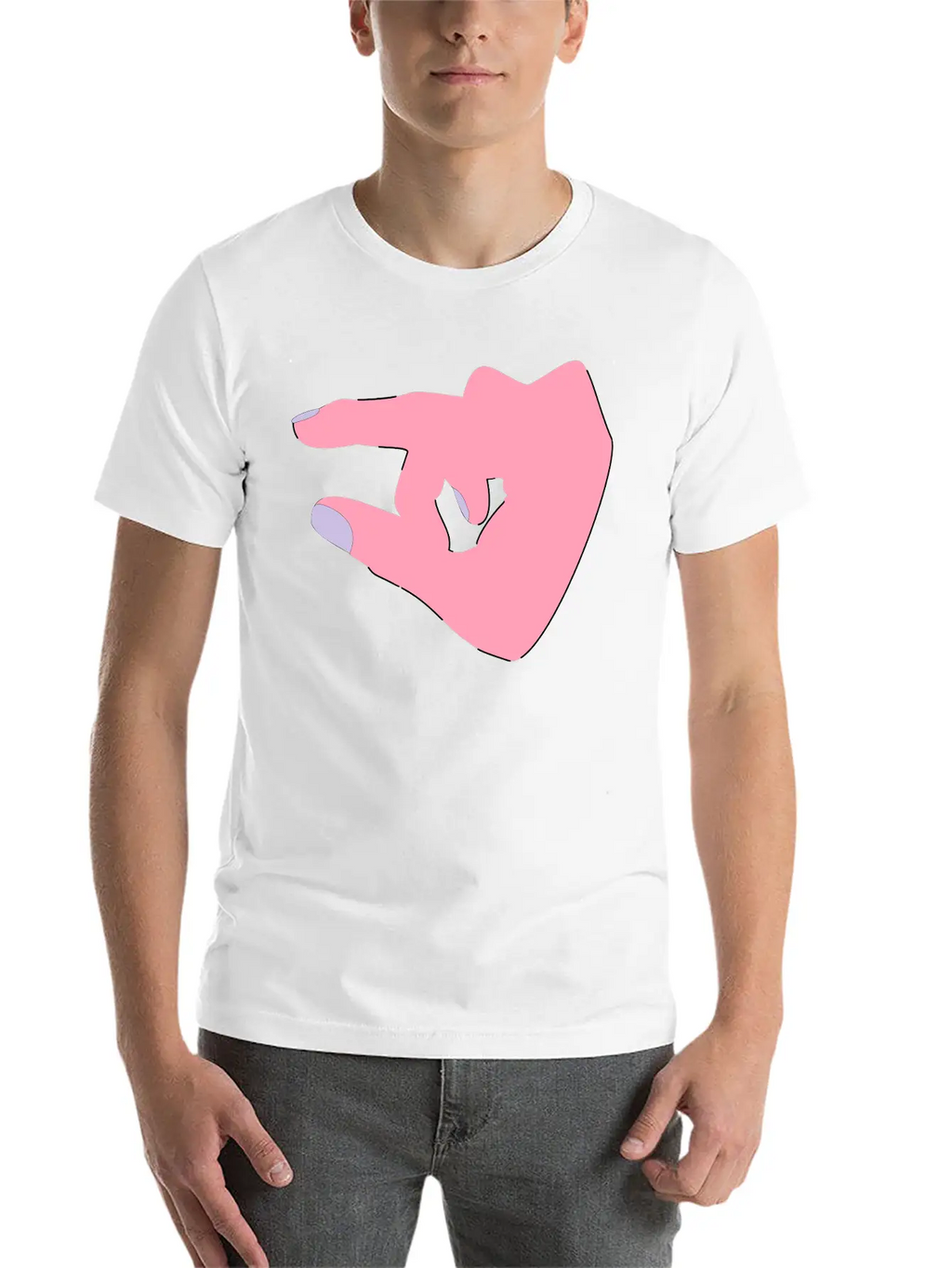 Finger Panning Unisex Casual T-Shirt – Clean Design For Daily Comfort