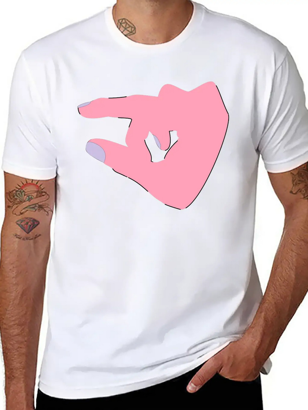 Finger Panning Unisex Casual T-Shirt – Clean Design For Daily Comfort