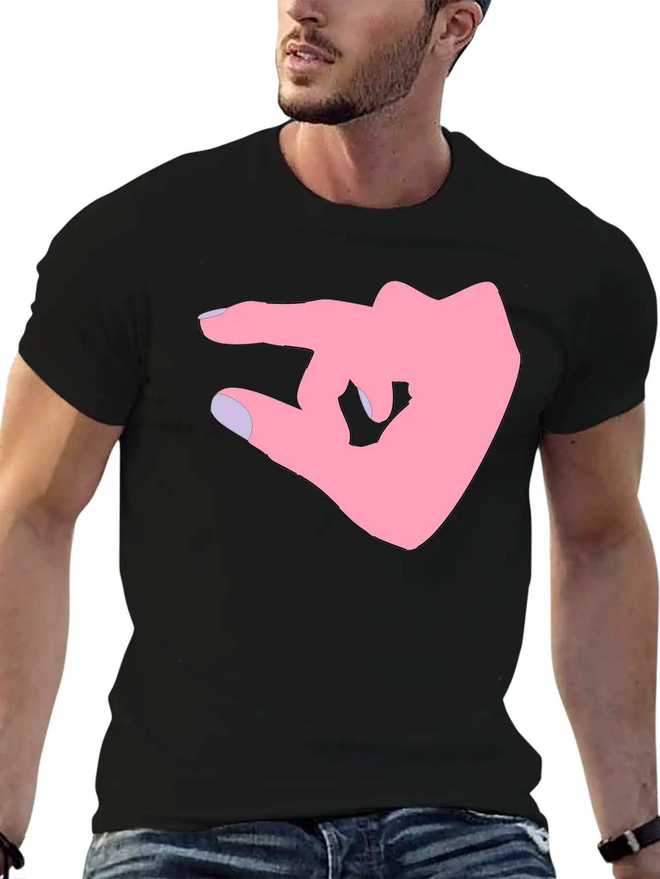 Finger Panning Unisex Casual T-Shirt – Clean Design For Daily Comfort