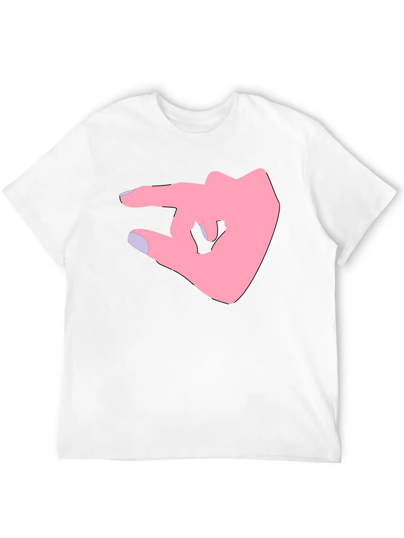 Finger Panning Unisex Casual T-Shirt – Clean Design For Daily Comfort
