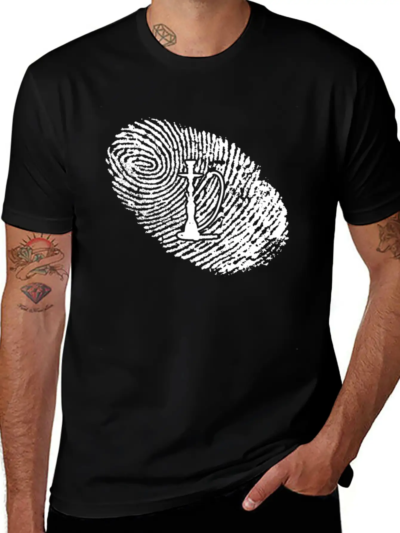 Fingerabdruck Dna Dns Geschenk Shisha Classic Fit Graphic Tee For Daily Comfort – Unisex Cotton Shirt