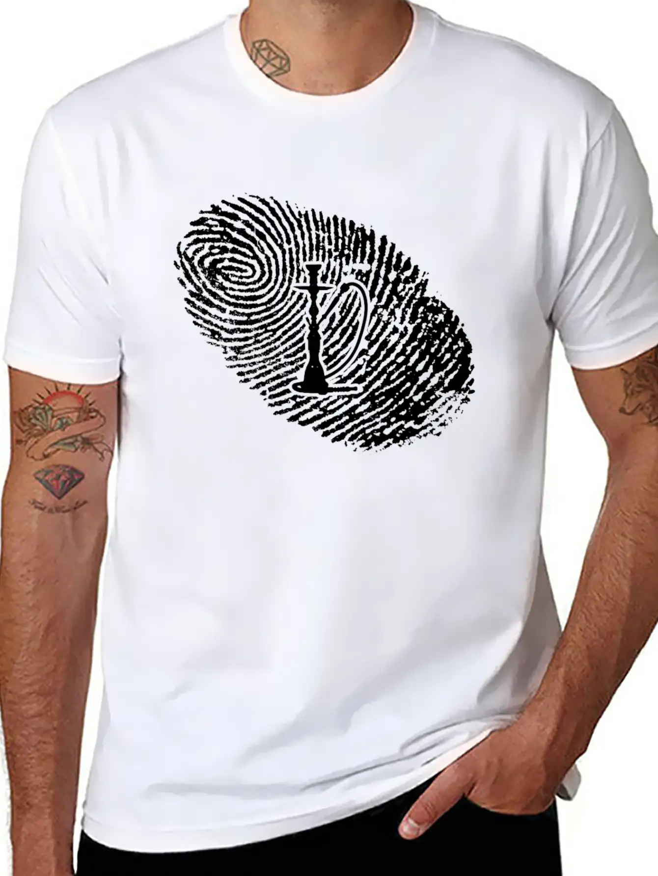 Fingerabdruck Dna Dns Geschenk Shisha Classic Fit Graphic Tee For Daily Comfort – Unisex Cotton Shirt