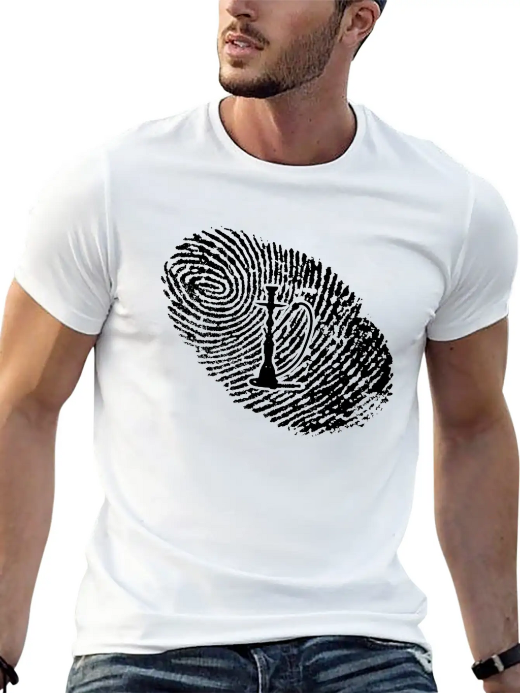 Fingerabdruck Dna Dns Geschenk Shisha Classic Fit Graphic Tee For Daily Comfort – Unisex Cotton Shirt