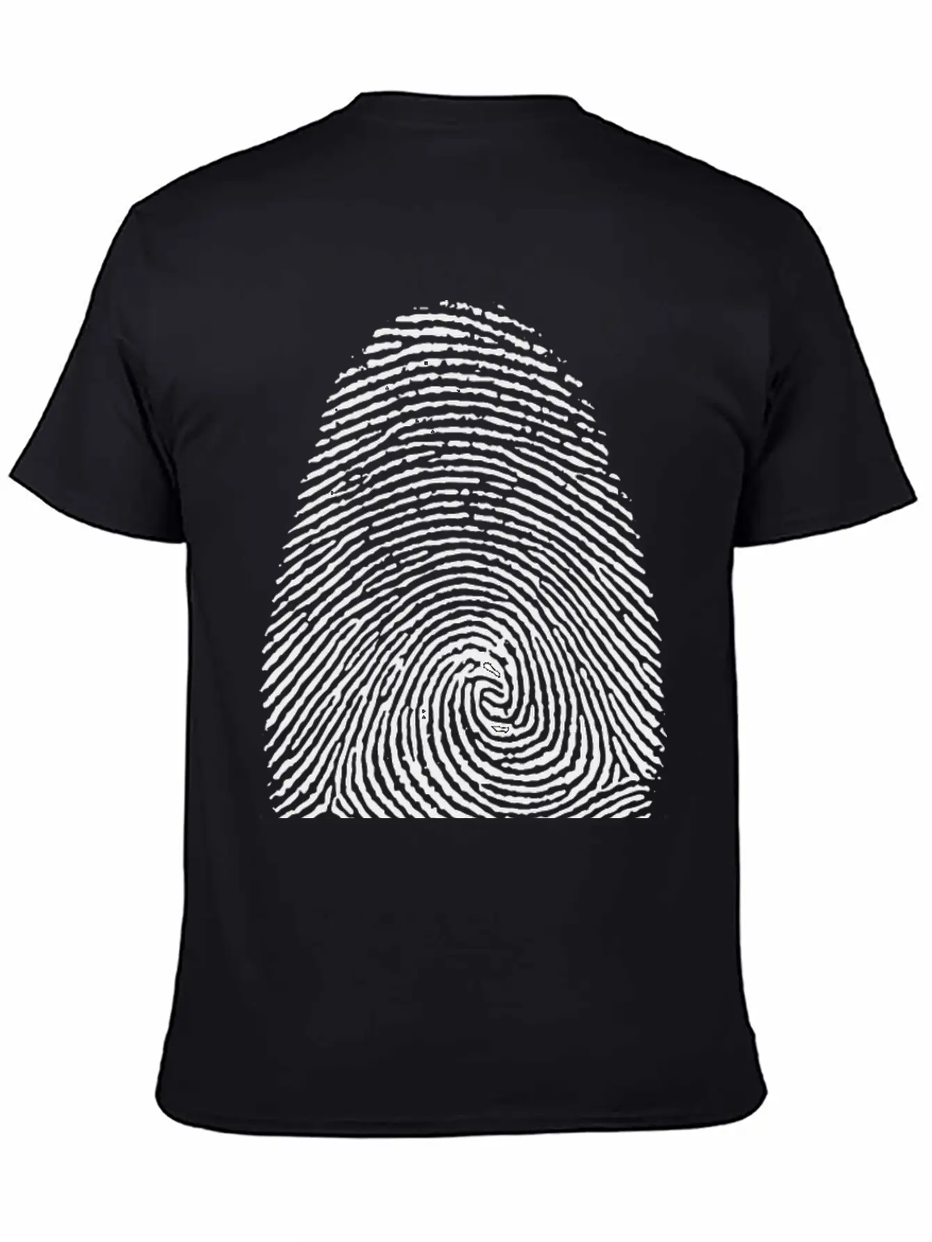 Fingerprint Unisex Short Sleeve Soft Cotton T-Shirt – Casual Everyday Wear